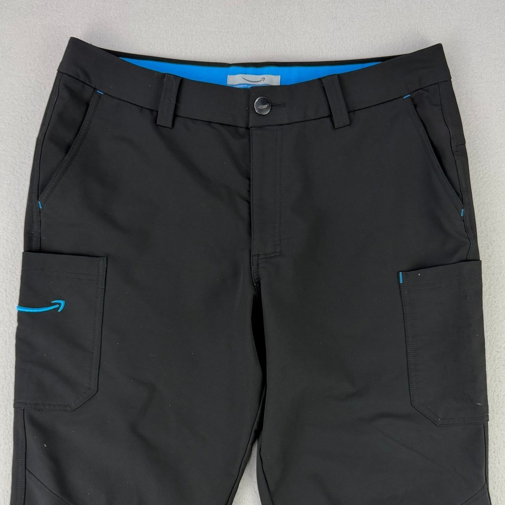 Amazon Luly Yang Cargo Pants Mens L Black Employee Uniform Utility Tech Workwear